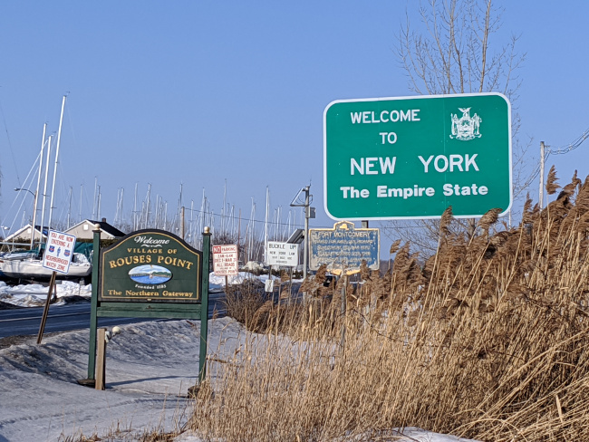 Welcome to New York Sign